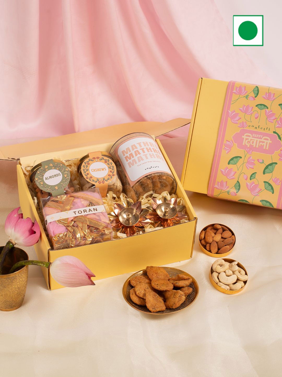 

Confetti Gifts Set Of 7 Dryfruits Assorted Gifts, Multi