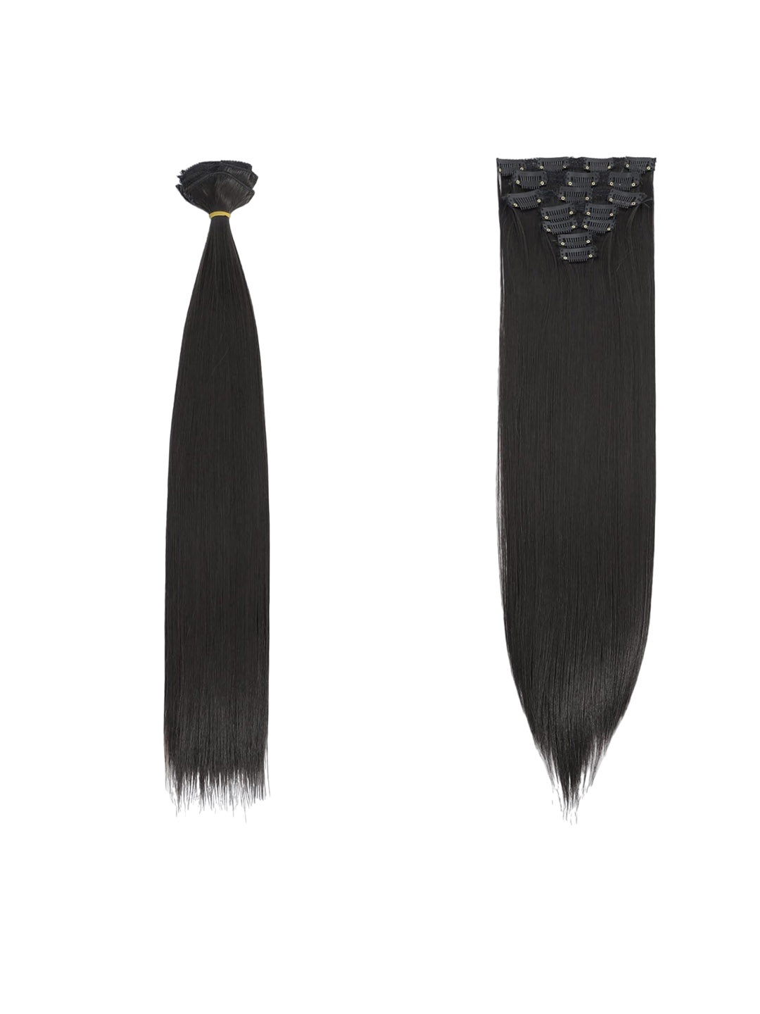 

D-Divine Clip-In Straight Locks Hair Extension - Black - 22 Inch
