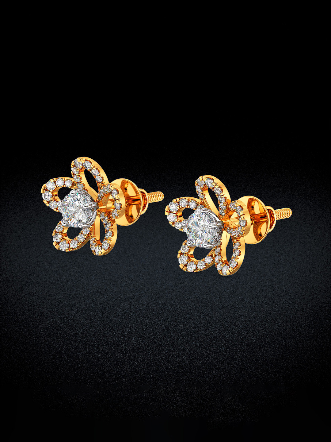 

Joyalukkas Women 18KT Earrings Diamond, Gold