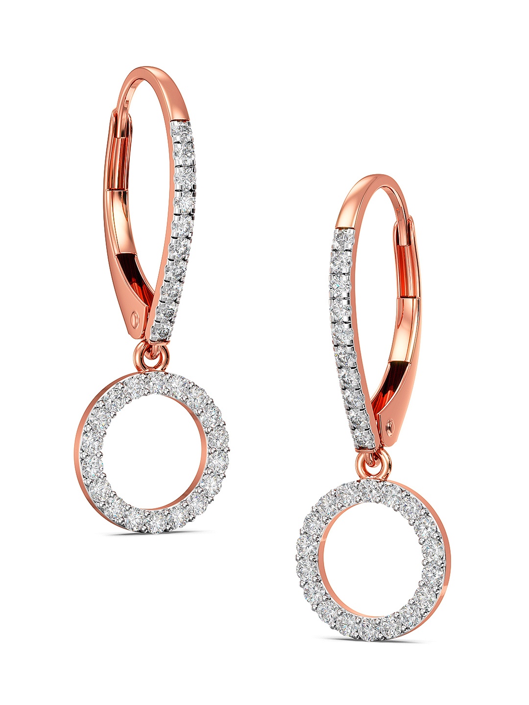 

Joyalukkas 18KT Earrings Diamond, Rose gold