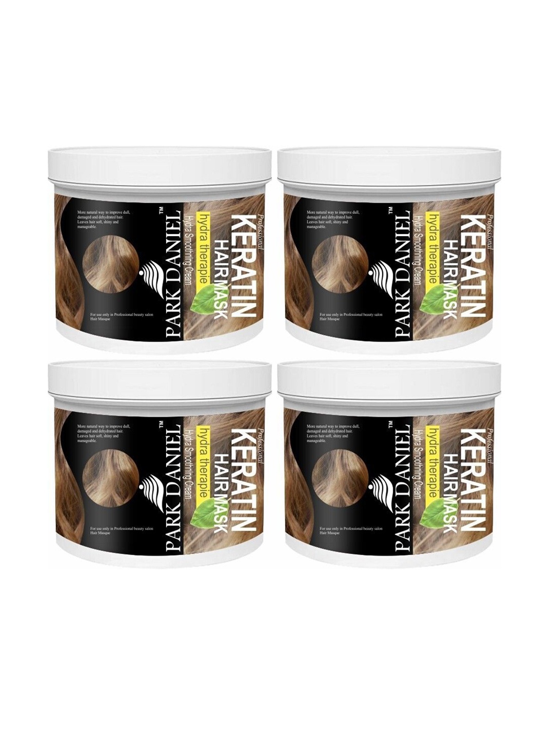 

Park Daniel Set Of 4 Keratin Hair Mask - 200 g Each, White