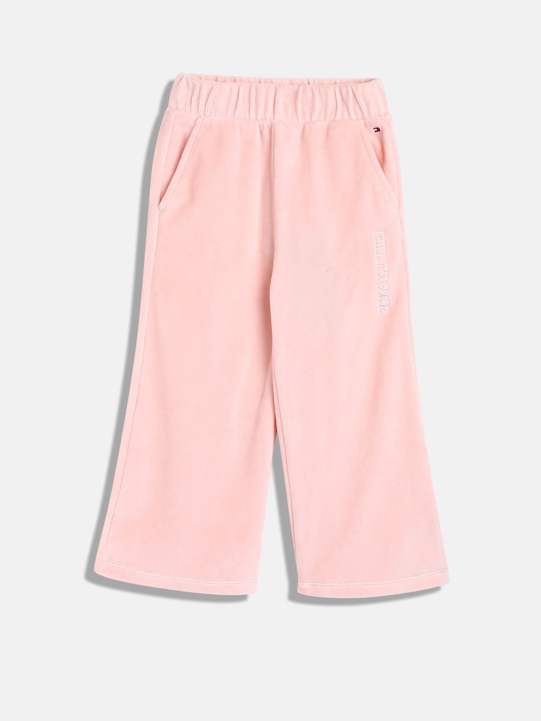 

Tommy Hilfiger Girls Flared Wide Leg Trousers, Pink