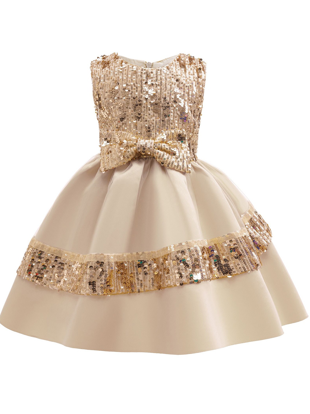 

StyleCast x Revolte Embellished Balloon Dress, Champagne
