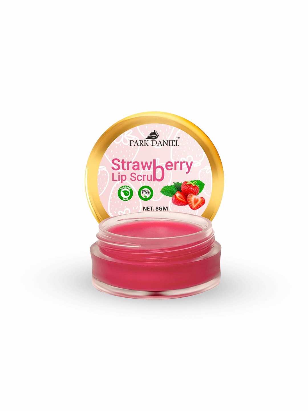 

Park Daniel Strawberry Lip Scrub 8gm, Red