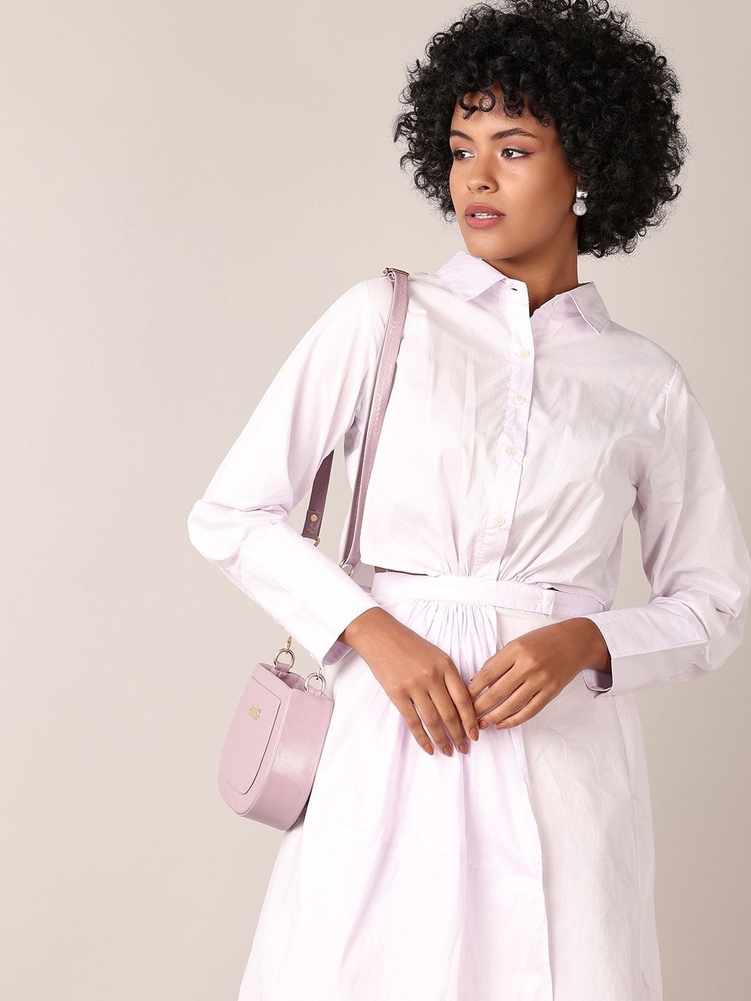 

V-Mart Fit & Flare Dress, Purple