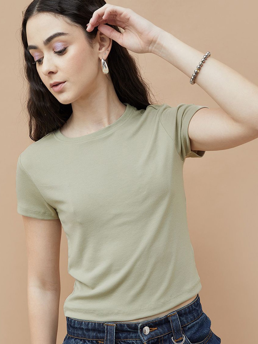 

Ginger by Lifestyle Top, Olive