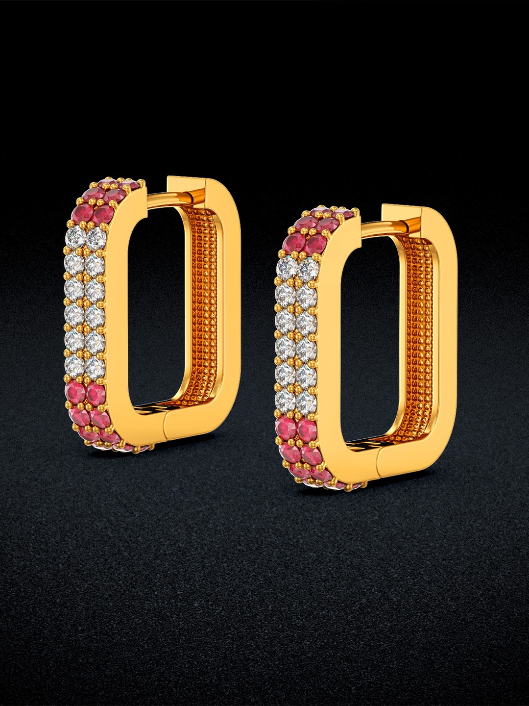 

Joyalukkas Women 22KT Gold Earrings Gold