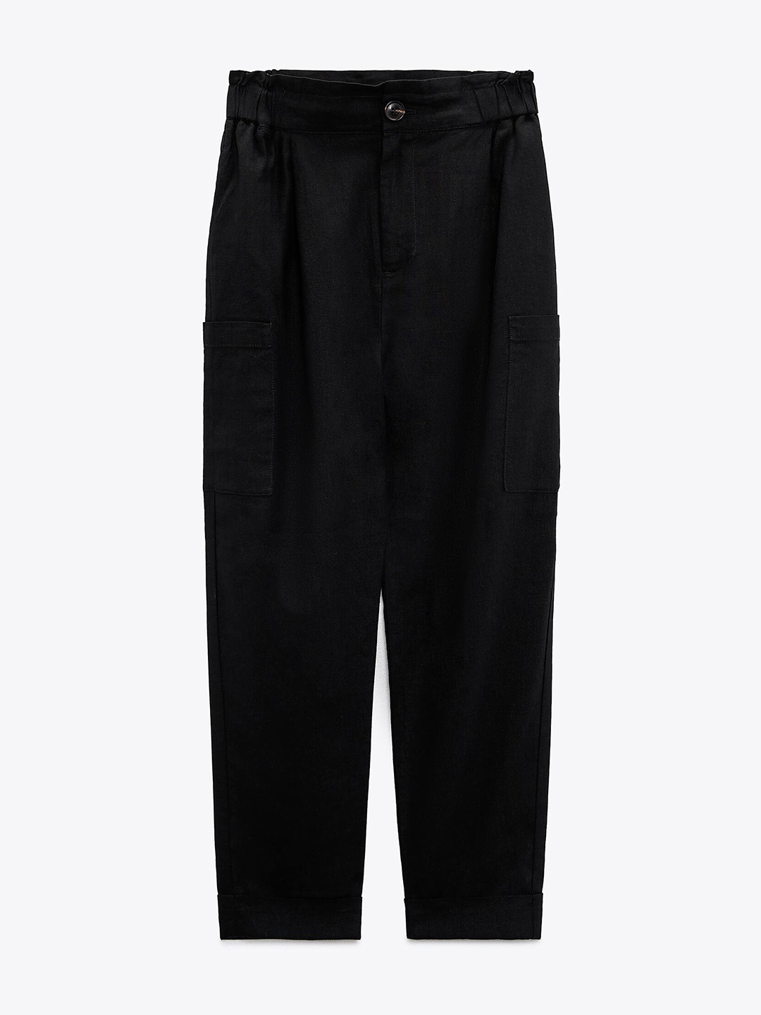 

ZARA Women Black Trousers