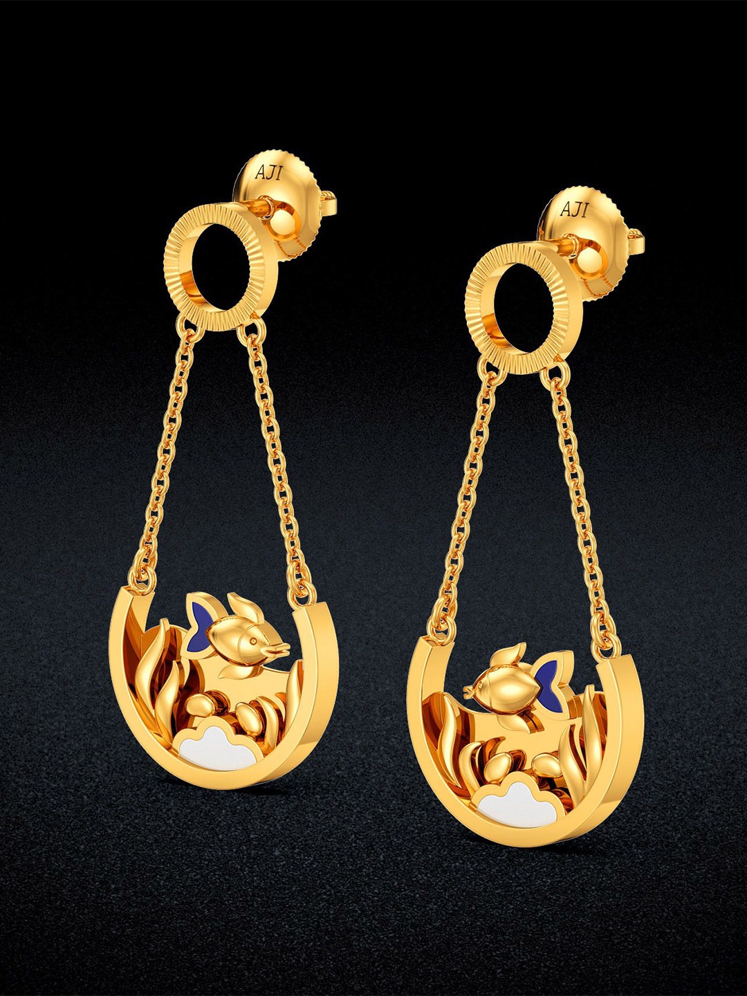 

Joyalukkas Women 22KT Earrings Gold 4.42gm