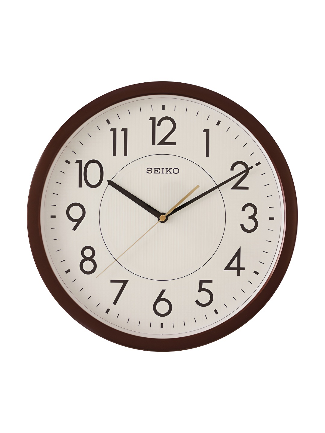 

SEIKO Brown & Beige Round Shaped Contemporary Analogue Wall Clock