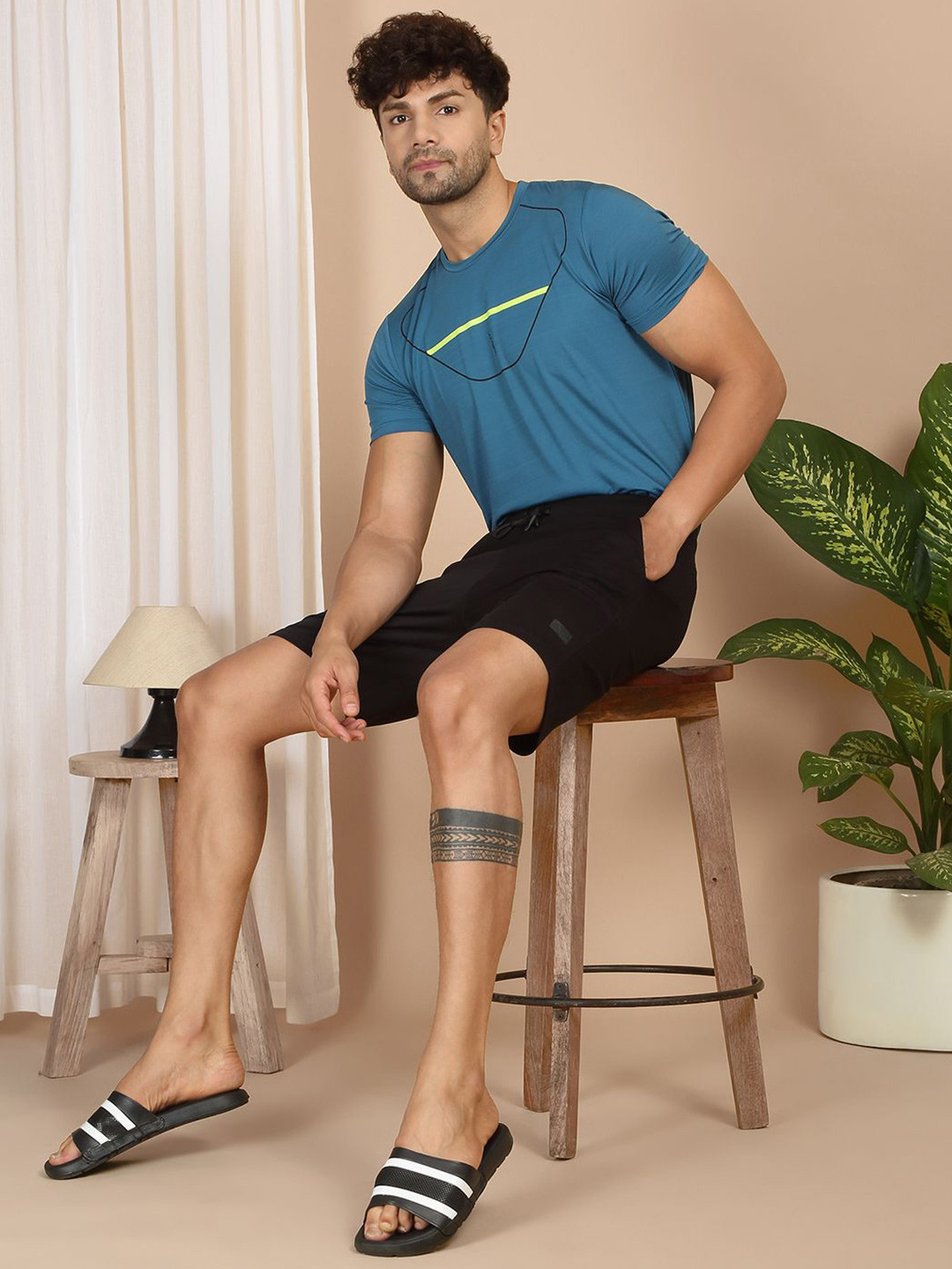 

Sweet Dreams Men Lounge Shorts, Black