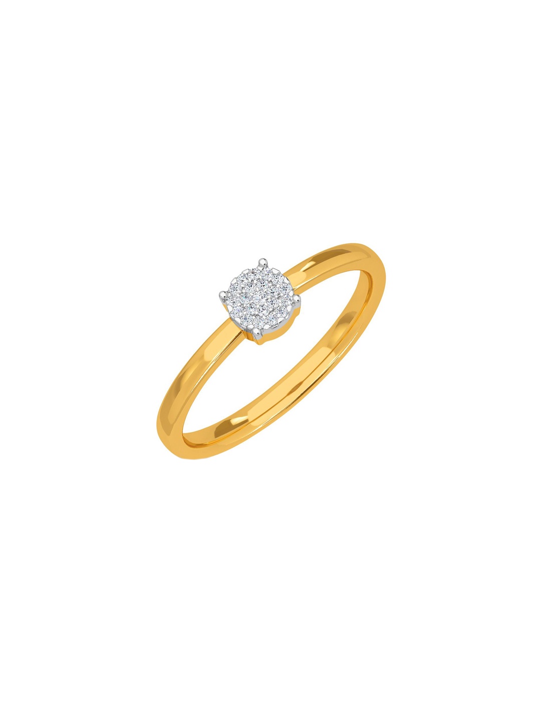 

KISNA DIAMOND AND GOLD JEWELLERY 18KT Women Finger Ring Diamond, Yellow