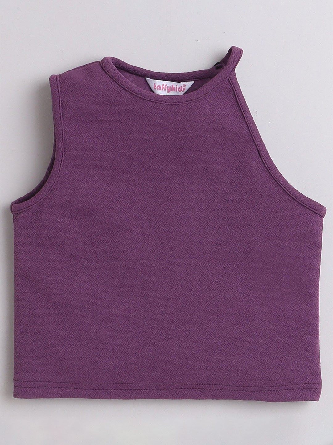 

taffykids Girls One Shoulder Top, Purple