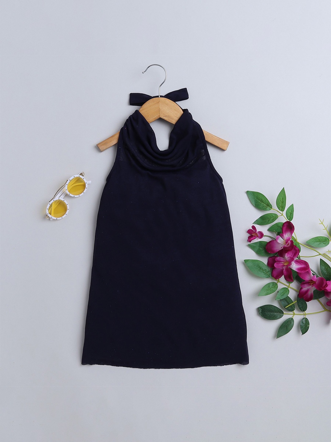 

taffykids Girls Sheath Midi Dress, Navy blue