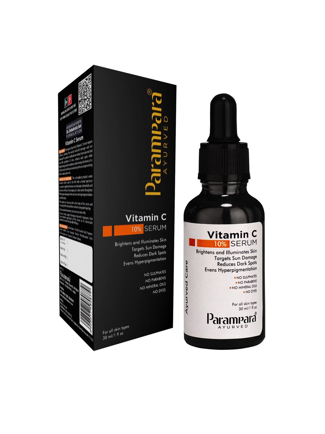 

Parampara Ayurved Vitamin C 10% Serum- 30 ml, Transparent