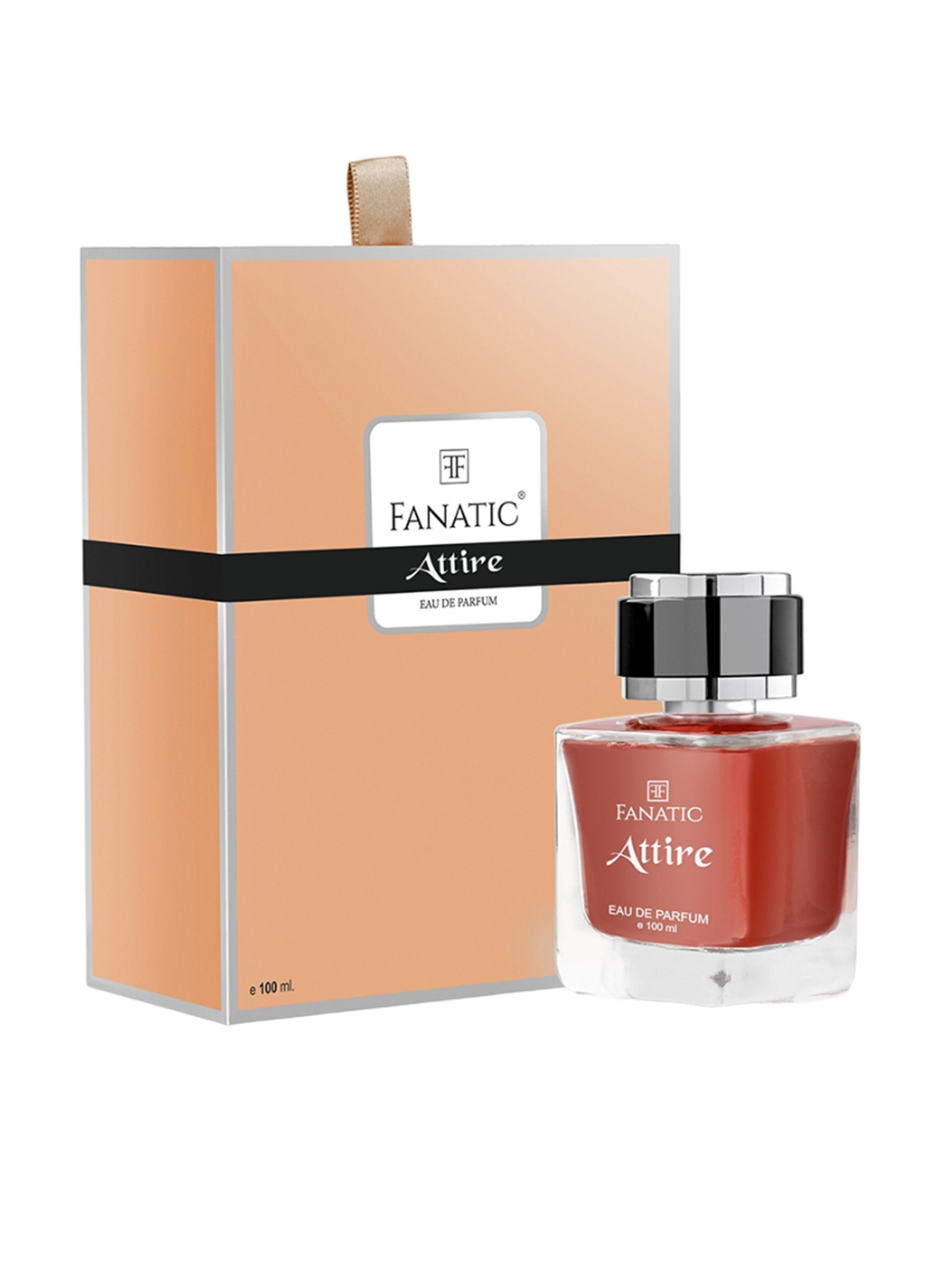 

FANATIC Attire Peach Long Lasting Eau De Perfume - 100 ml, Transparent