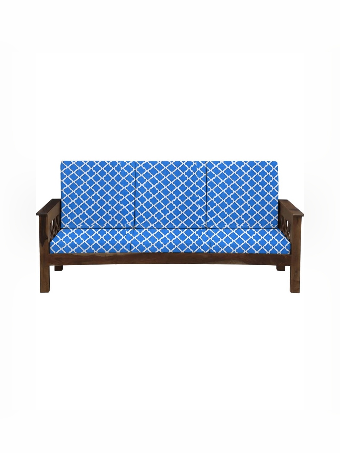 

Lazi Blue Polyester Sofa Cover