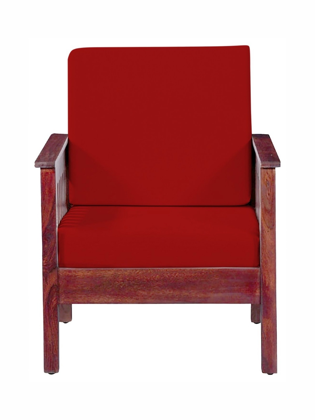 

Lazi Red 2 Pieces Elasticated 200 GSM Wooden Sofa Covers