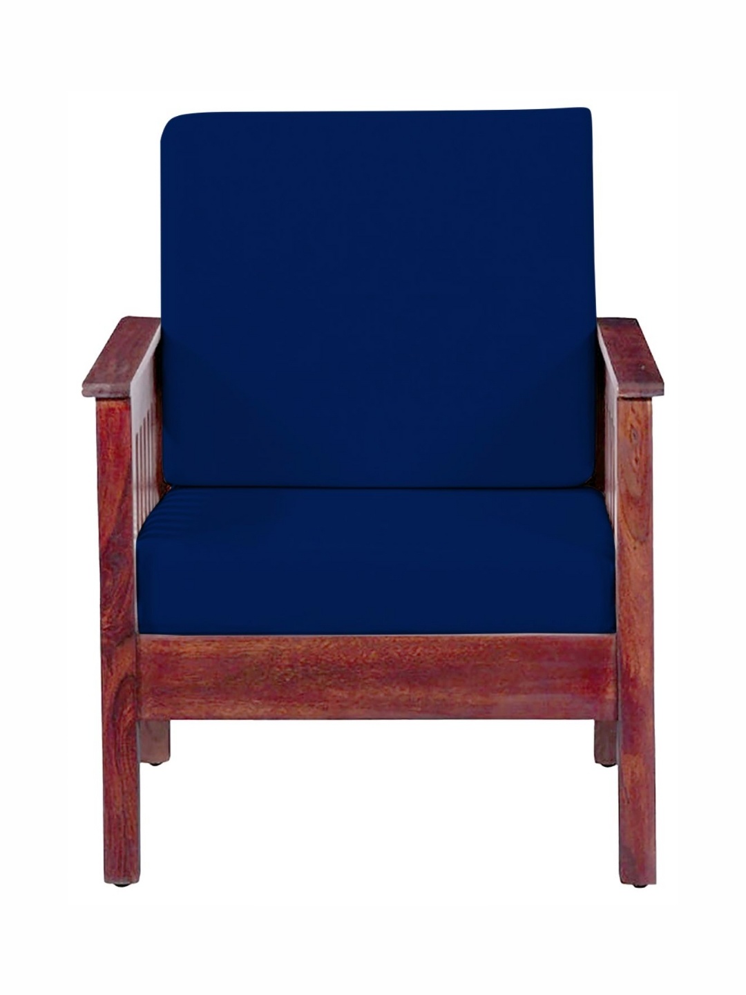 

Lazi Navy Blue 2 Pieces Elasticated 200 GSM Wooden Sofa Covers