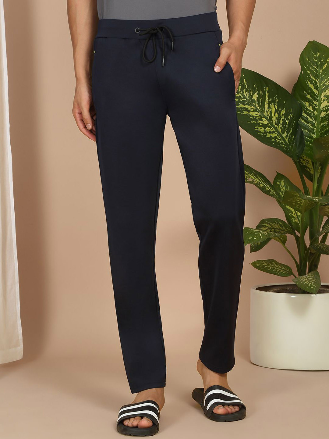 

Sweet Dreams Men Mid-Rise Lounge pant, Navy blue