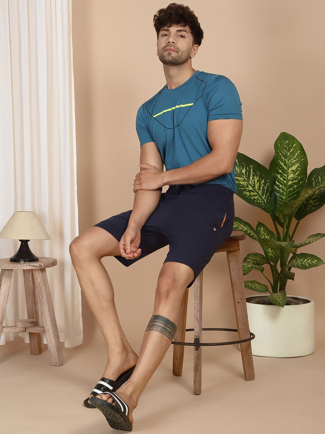 

Sweet Dreams Men Lounge Shorts, Navy blue