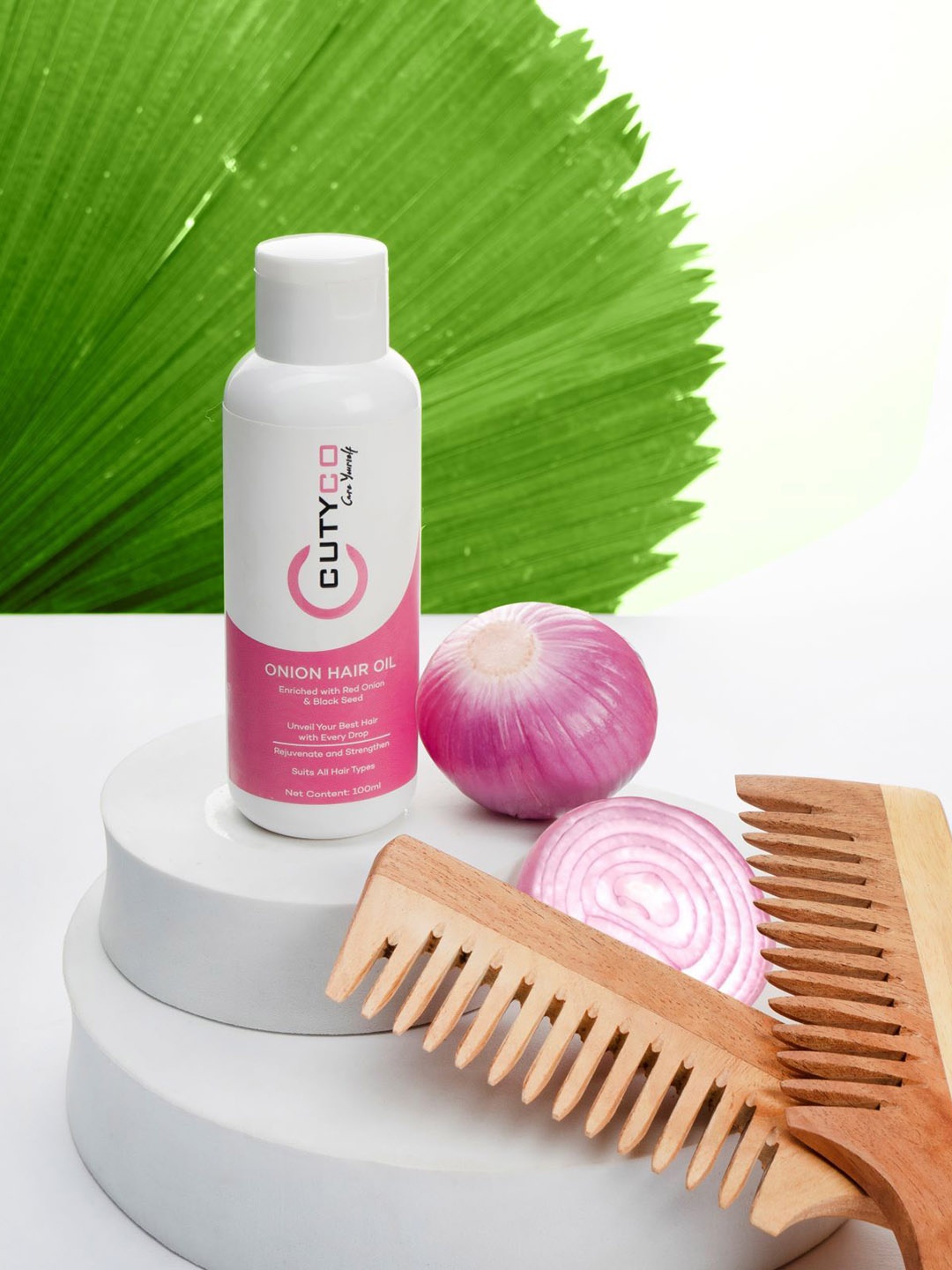 

CUTYCO Onion Hair Oil For Hair Growth - 100 ml, White