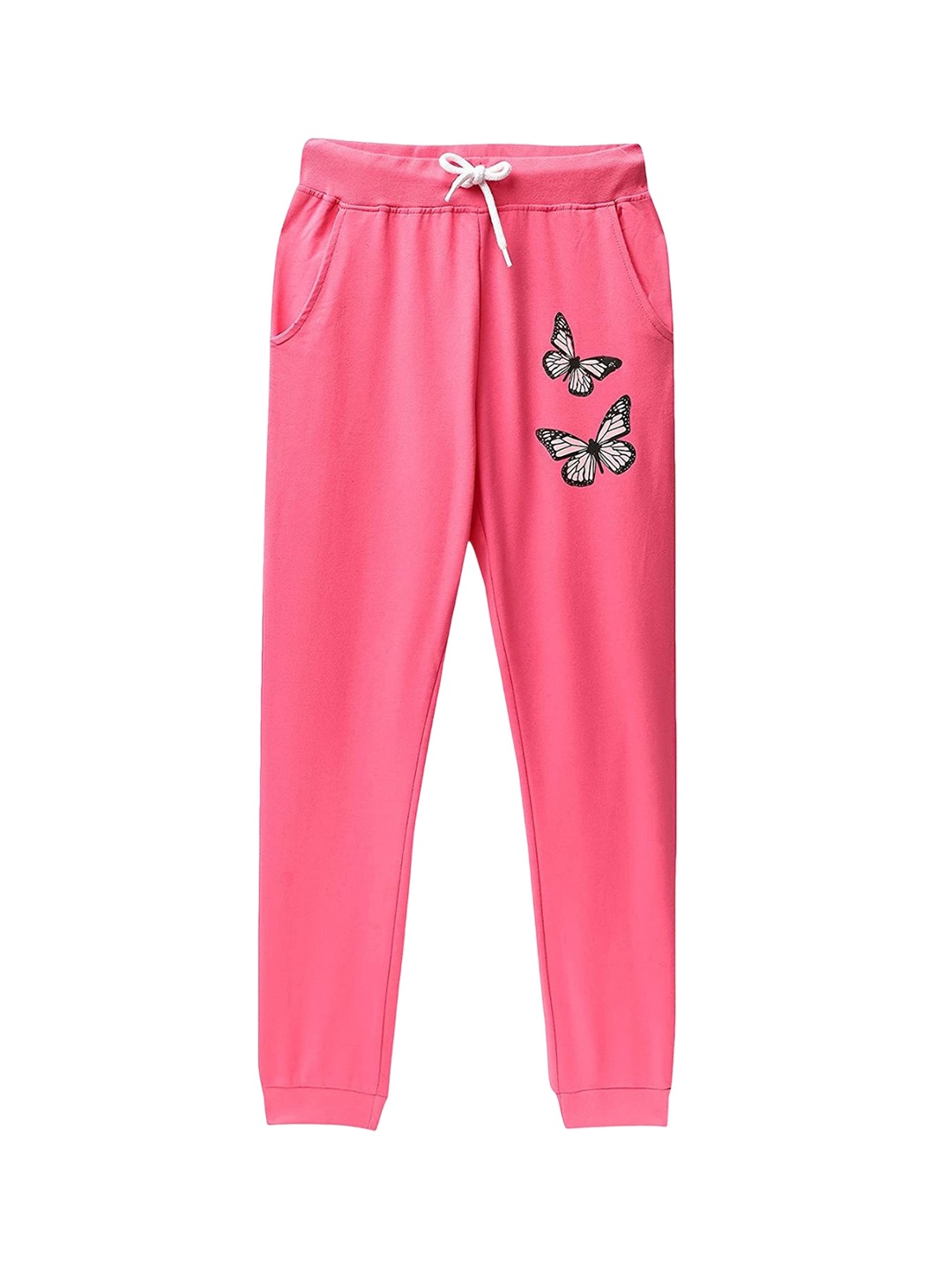 

BAESD Girls Regular Fit Textured Joggers Trousers, Na