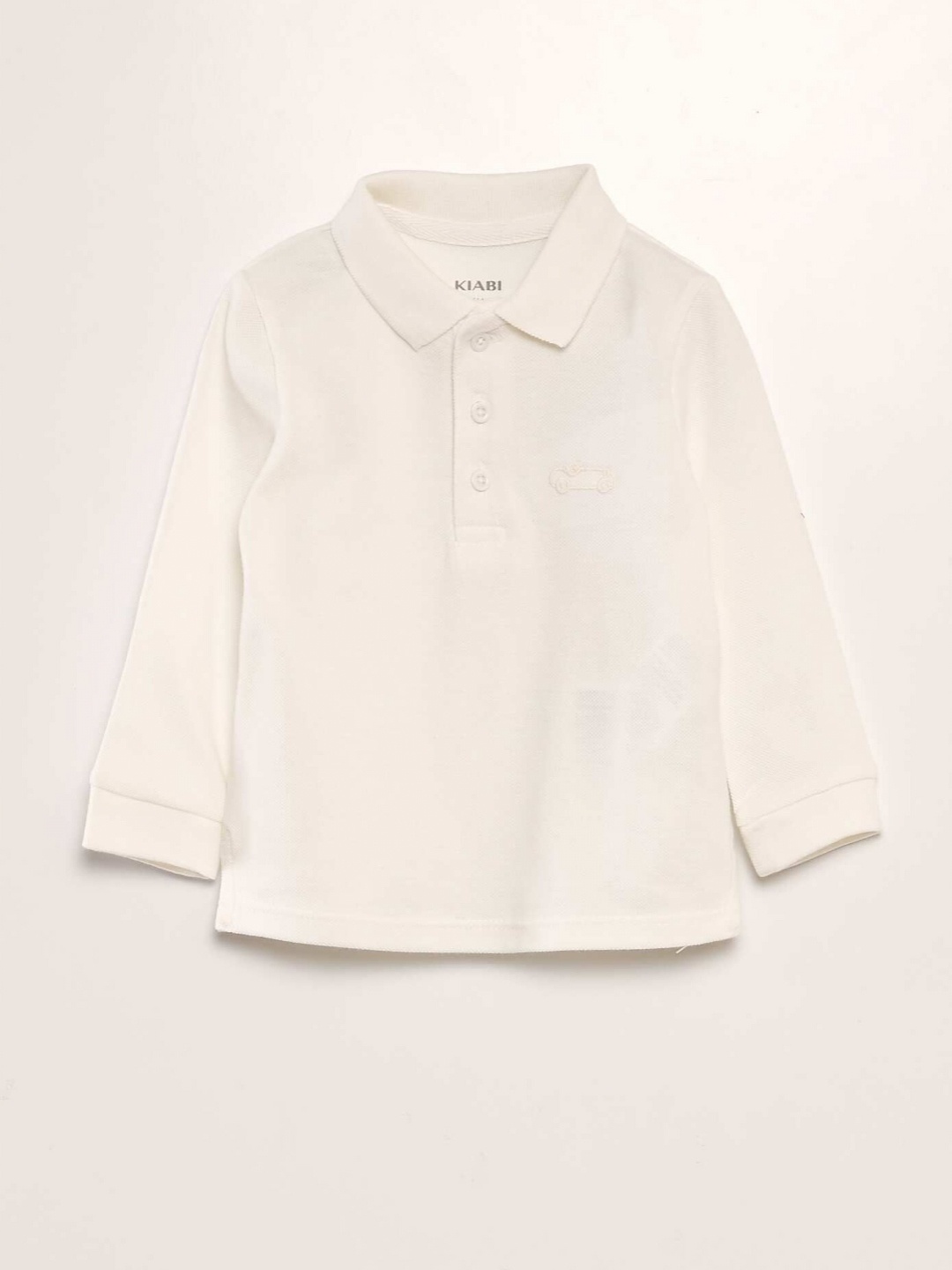 

KIABI Boys Polo Collar T-shirt, White