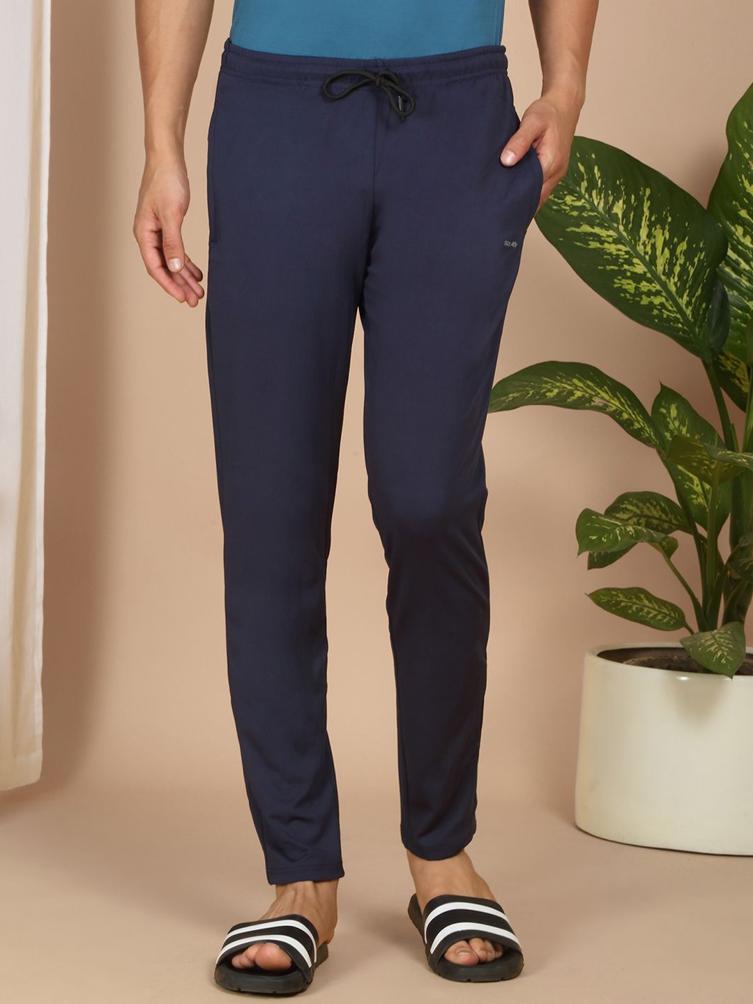 

Sweet Dreams Men Mid-Rise Lounge pant, Navy blue