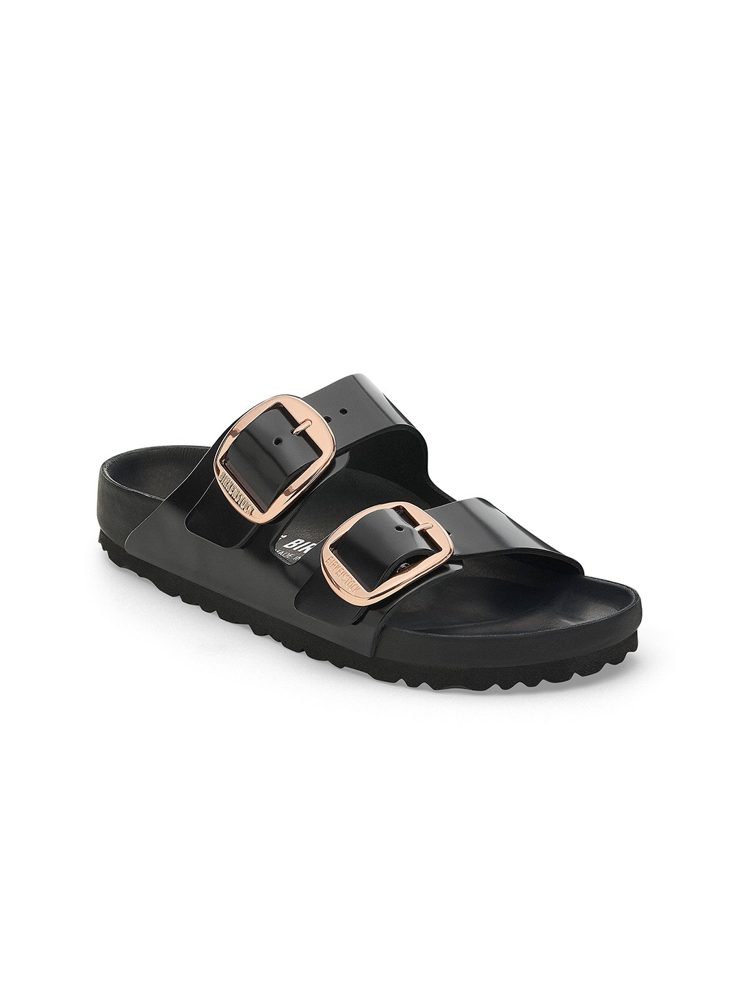 

Birkenstock Arizona Big Buckle Women Narrow With Two Strap Sandals, Black