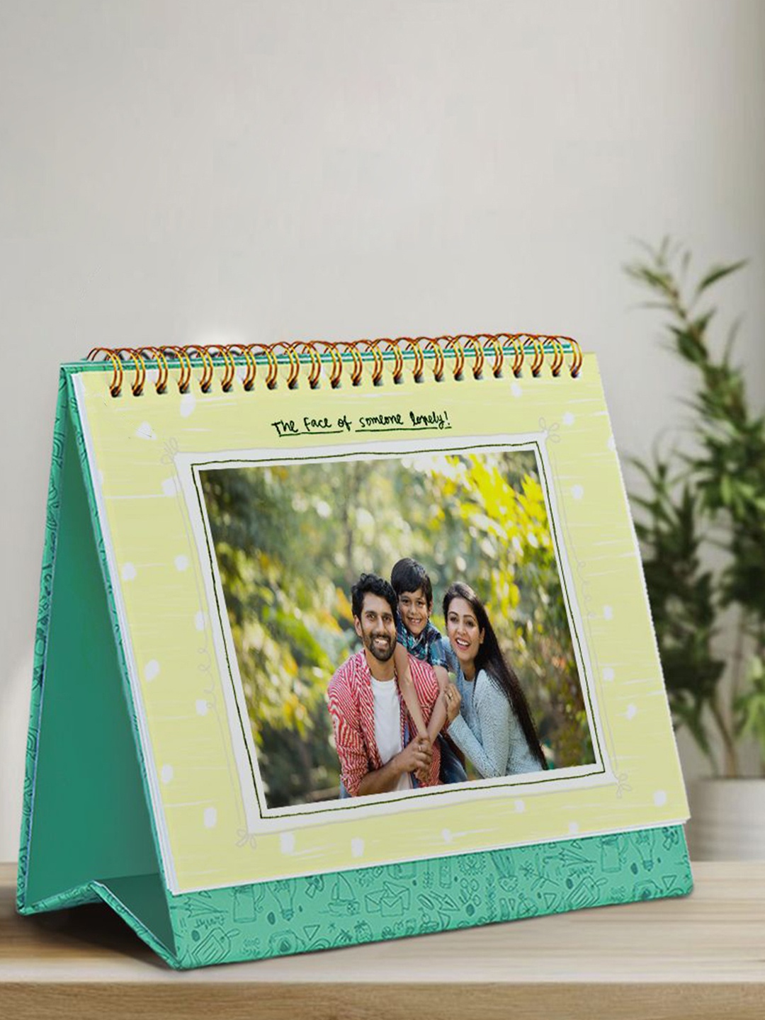 

Alicia Souza Yellow & White Printed 2025 The Endearing India Desk Calendar
