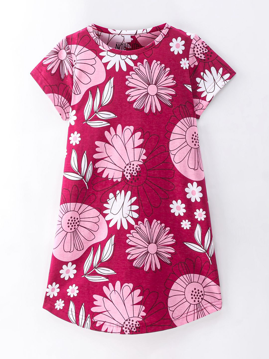 

Nite Flite Girls Printed Nightdress, Red