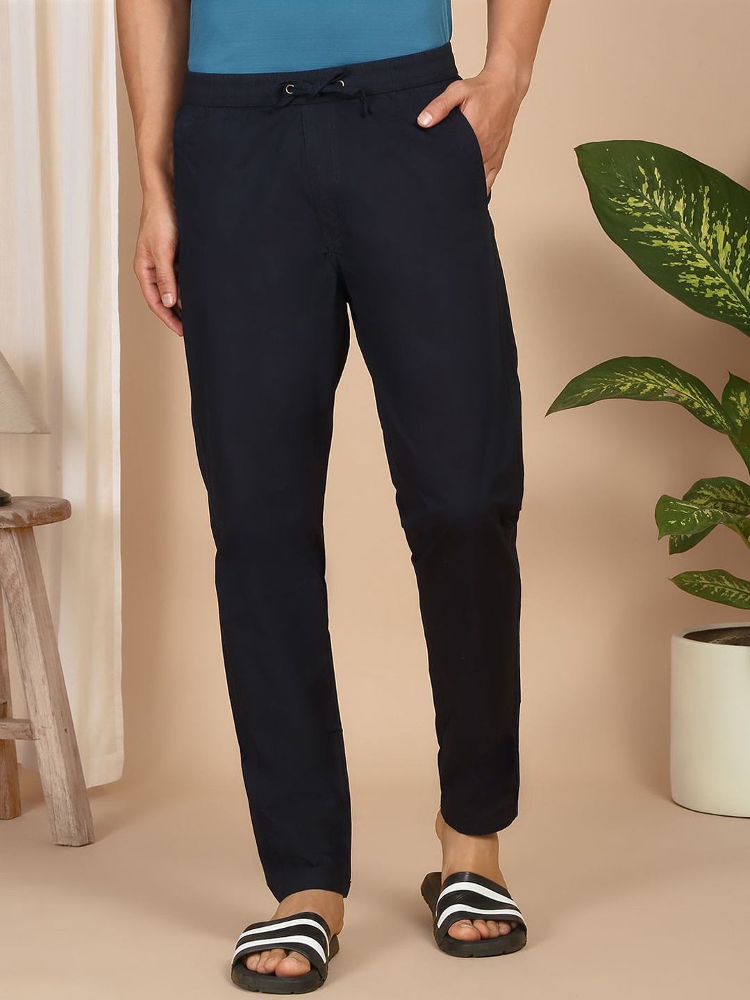 

Sweet Dreams Men Relaxed-Fit Straight-Leg Lounge Pants, Black