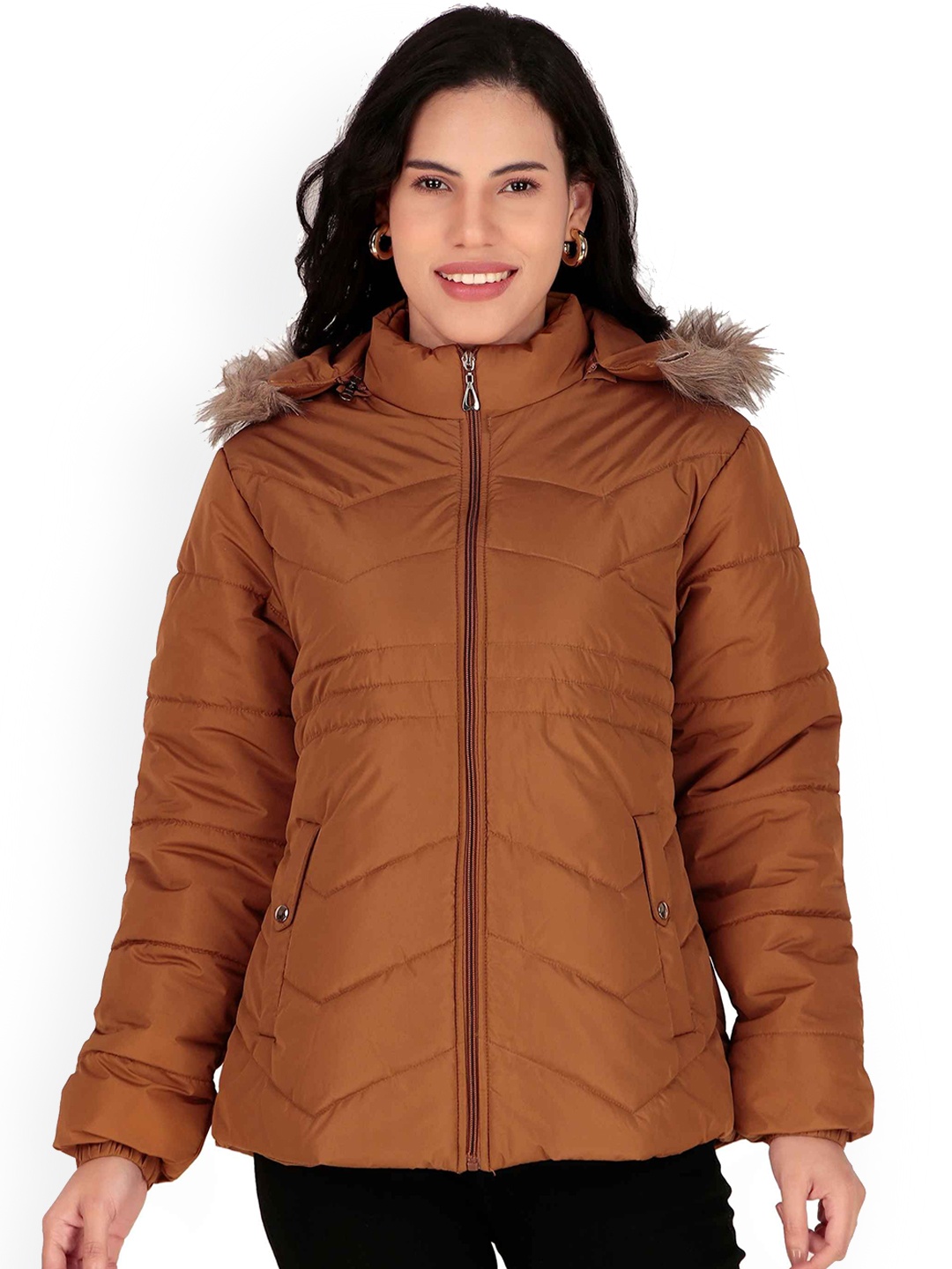 

Brazo Women Lightweight Parka Jacket, Tan