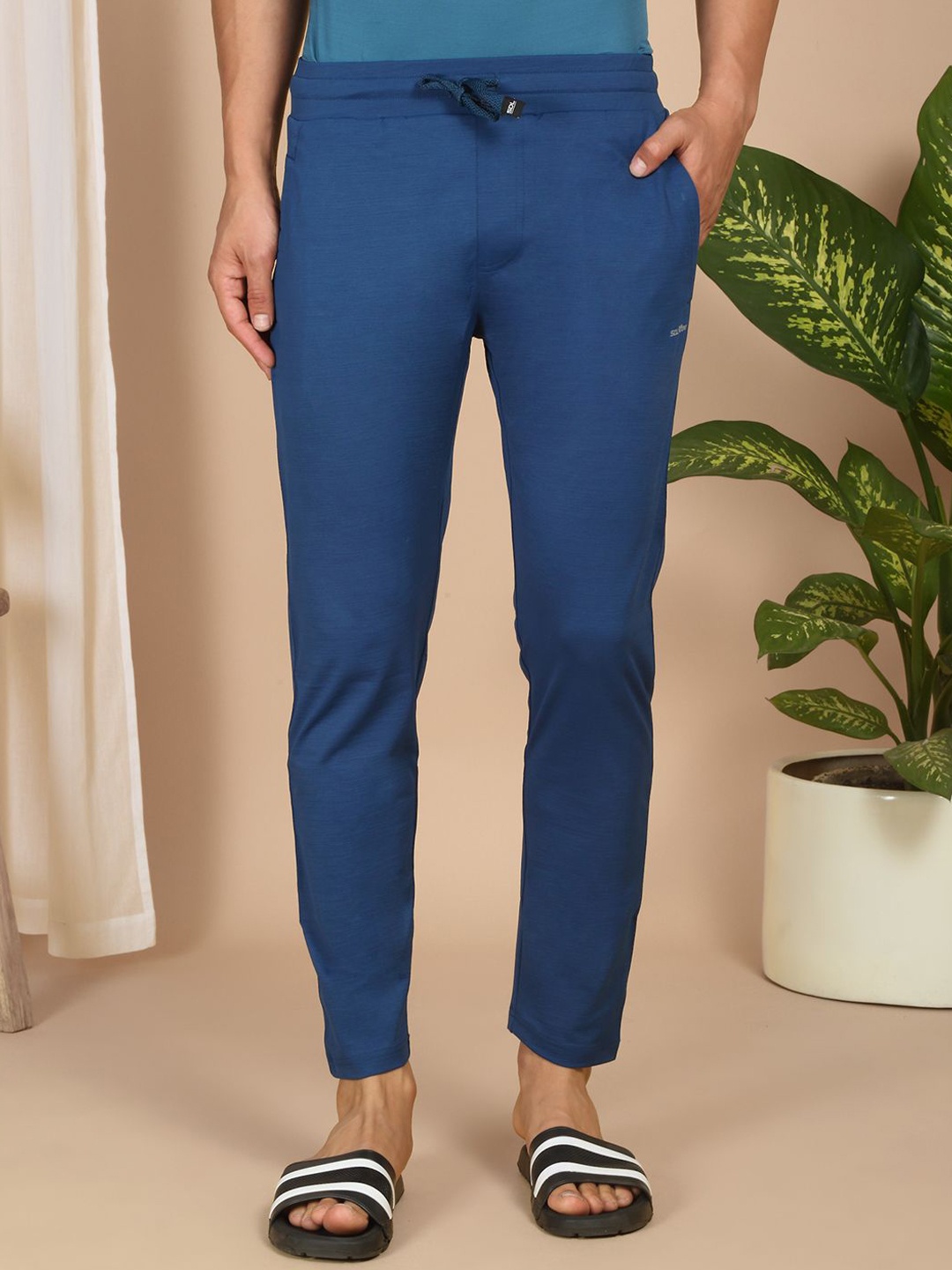 

Sweet Dreams Men Mid-Rise Lounge pant, Navy blue