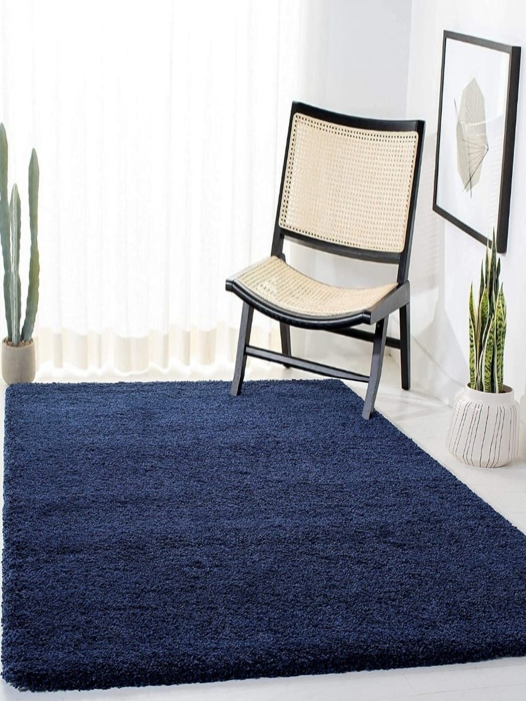 

Samjeeda Handloom carpets Red Geometric Anti-Skid Woollen Carpet