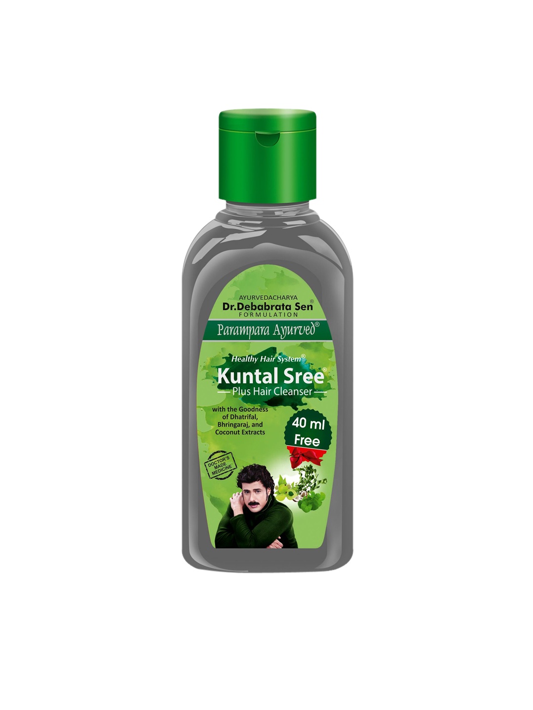 

Parampara Ayurved Kuntal Sree Plus Shampoo With Bhringaraj & Coconut Extract - 200 ml, Grey