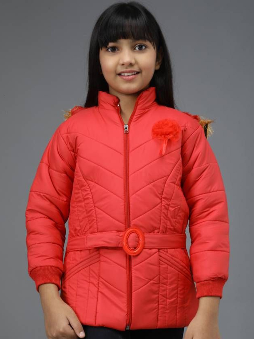 

Anixa Girls Lightweight Jacket, Red