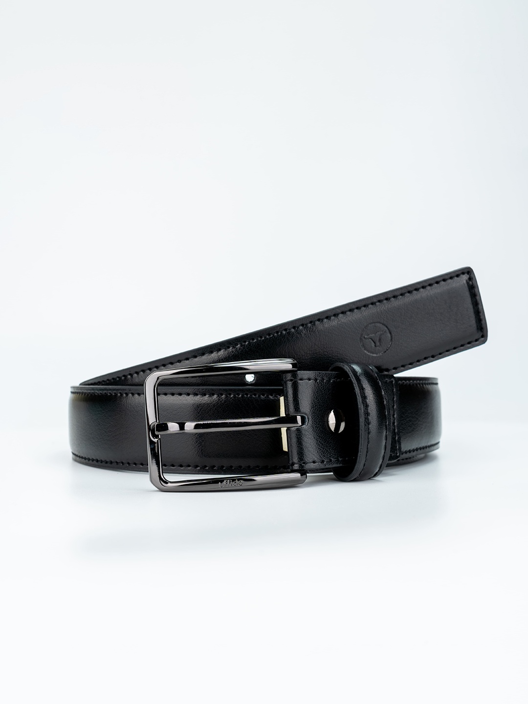 

BULCHEE Men Textured Leather Formal Belt, Black