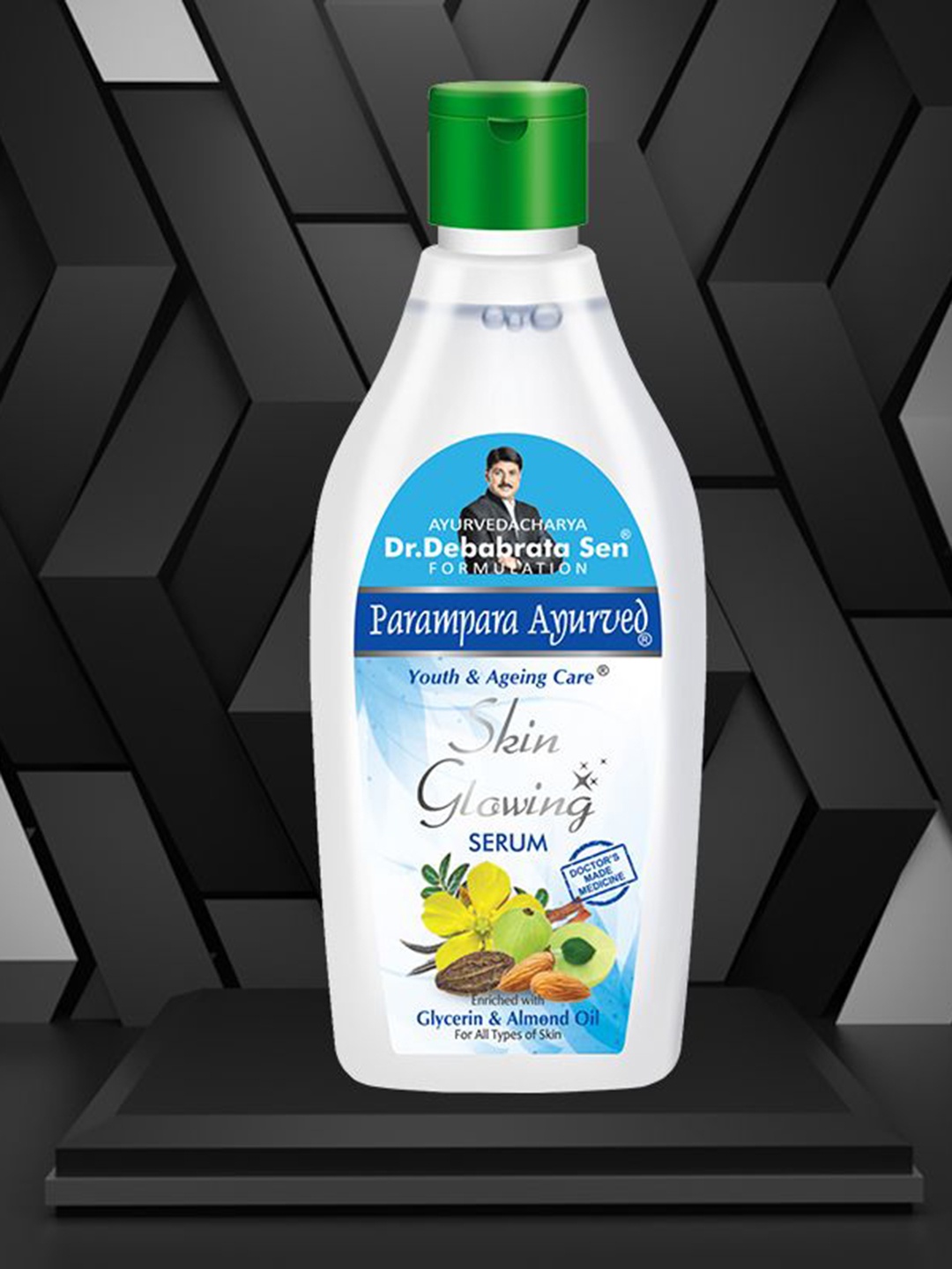 

Parampara Ayurved Skin Glowing Serum With Kumud - 250 ml, Transparent