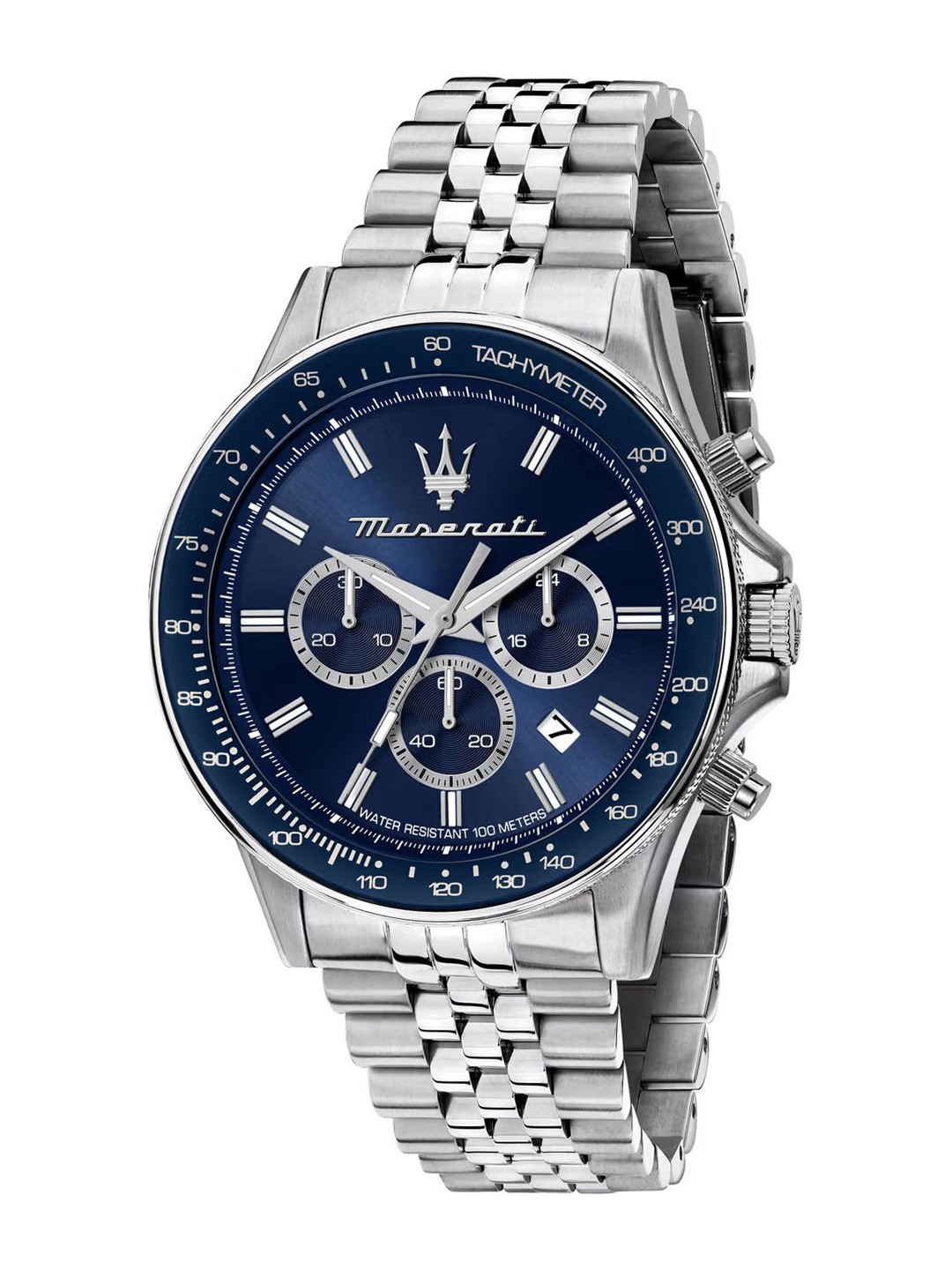 

Maserati Men Dial & Stainless Steel Straps Analogue Multi Function Watch R8873640025, Blue