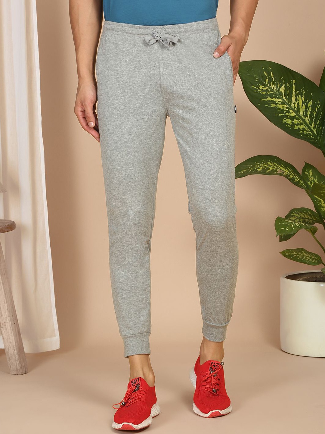 

Sweet Dreams Men Cotton Regular Fit Joggers, Grey