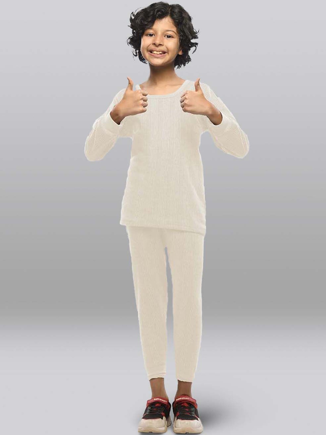 

INFERNO Kids Cotton Thermal Set, White