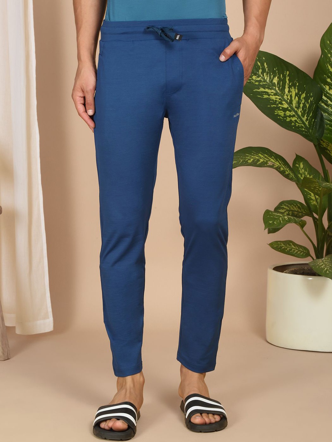 

Sweet Dreams Men Mid-Rise Lounge pant, Navy blue