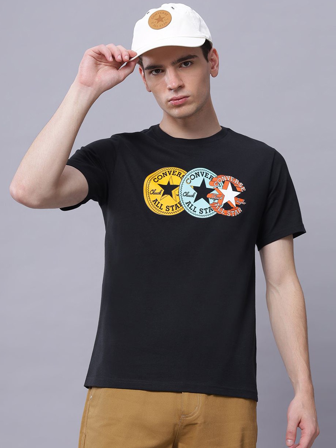 

Converse Men Chuck Taylor Distorted T-Shirt, Black