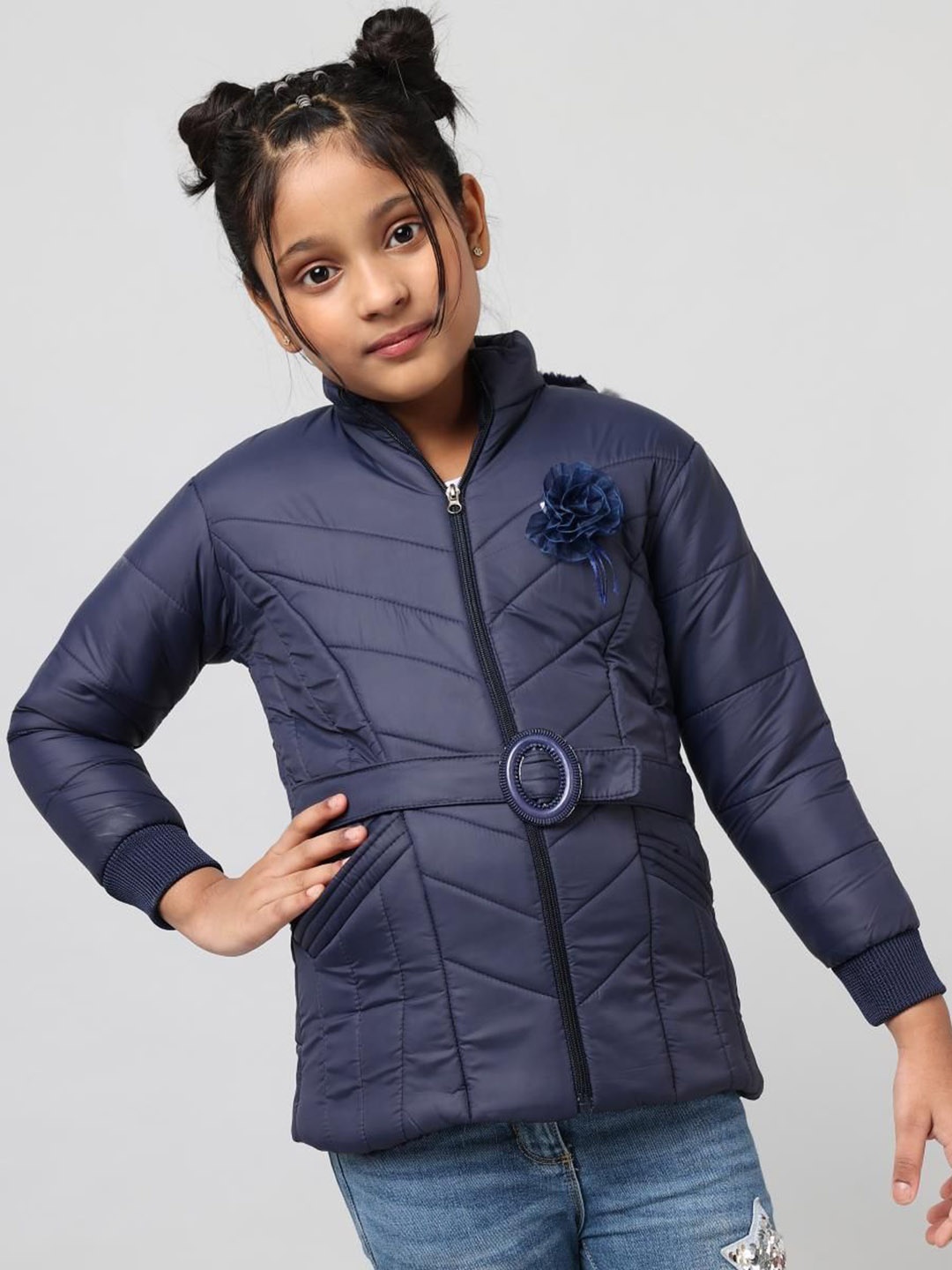 

Anixa Girls Lightweight Jacket, Navy blue