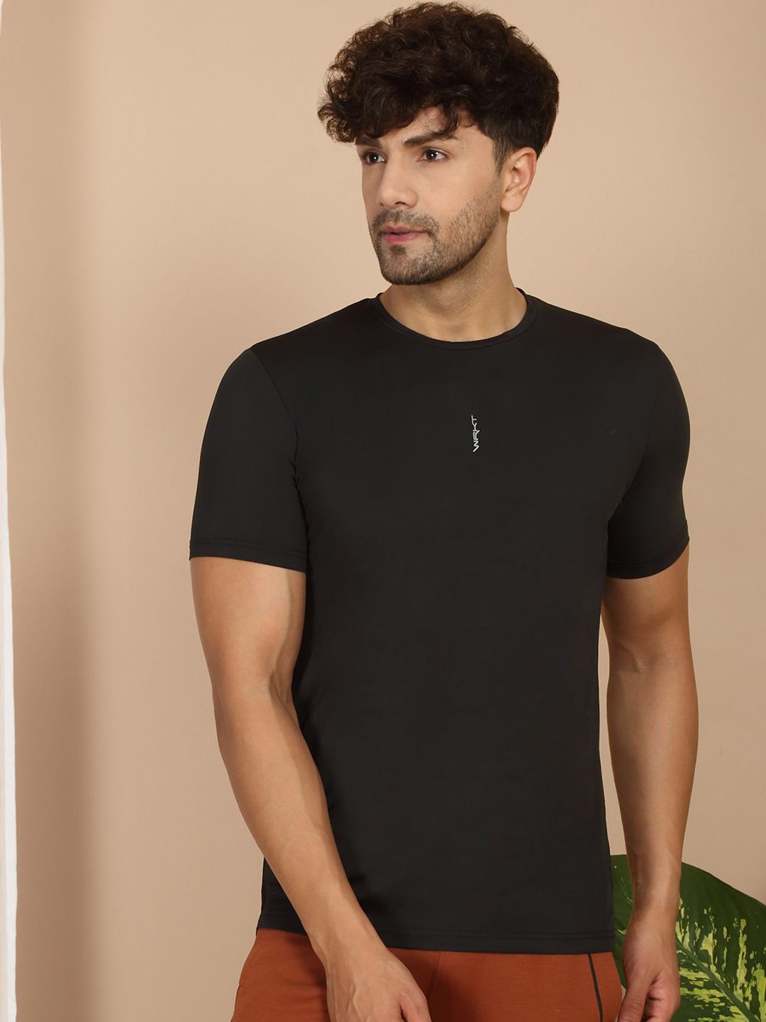 

Sweet Dreams Men Shorts Sleeved Lounge Tshirts, Black