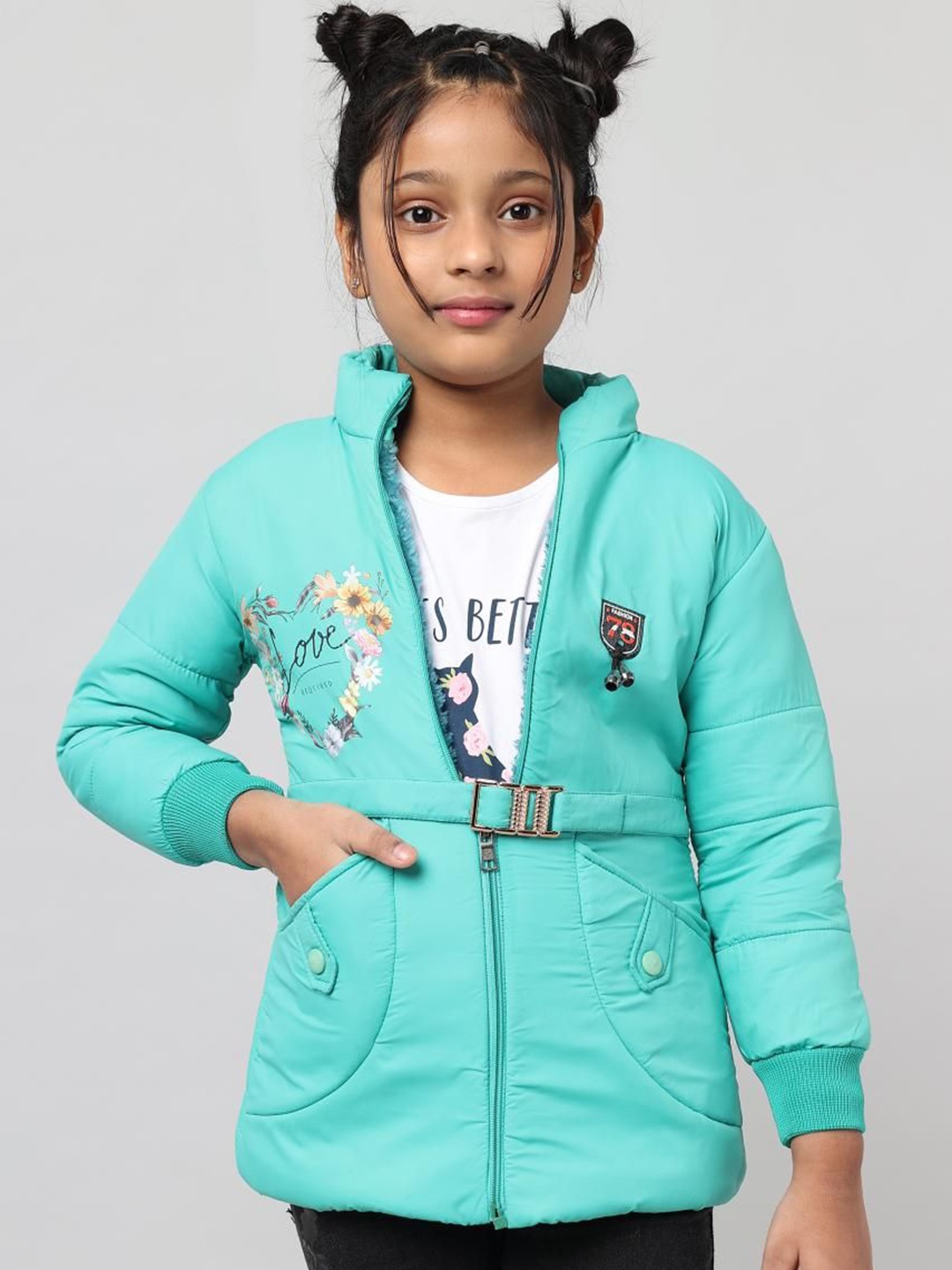 

Anixa Girls Lightweight Jacket, Green