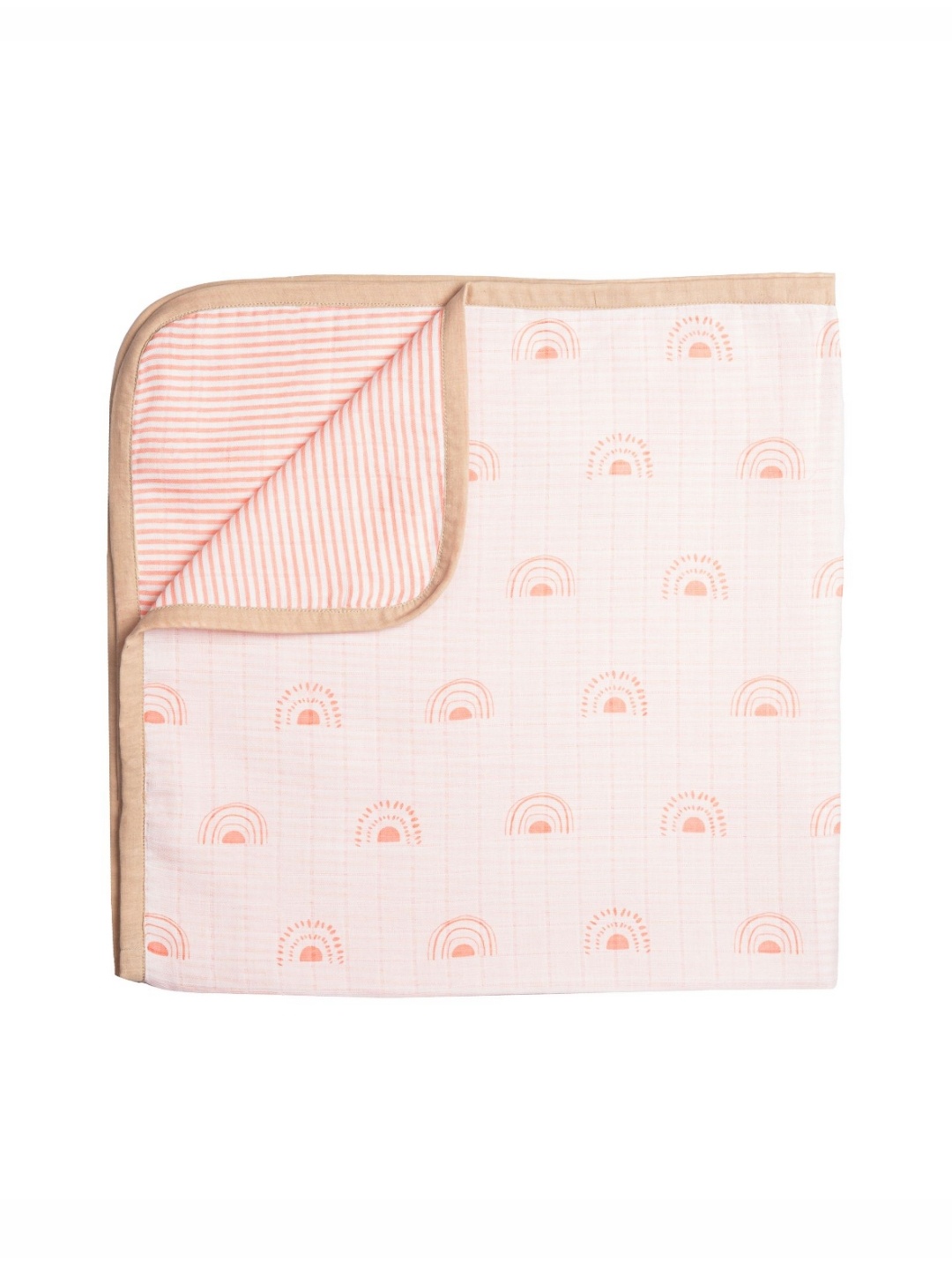 

Masilo Pink & White Geometric 210 GSM Single Bed Blanket