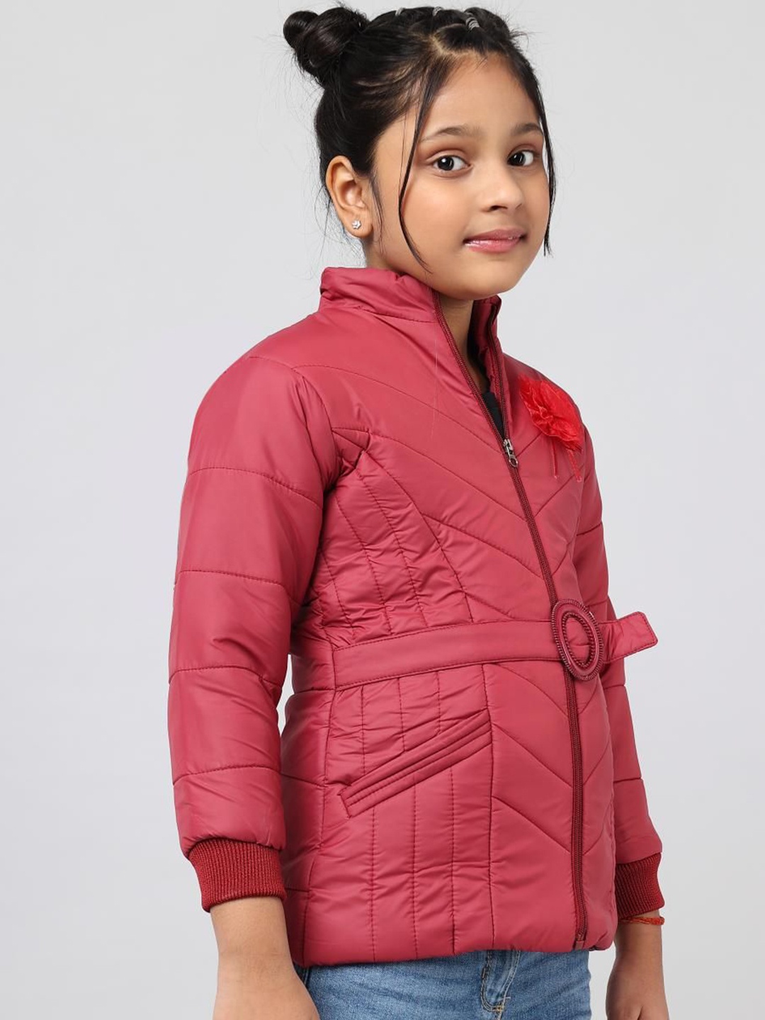 

Anixa Girls Lightweight Jacket, Maroon